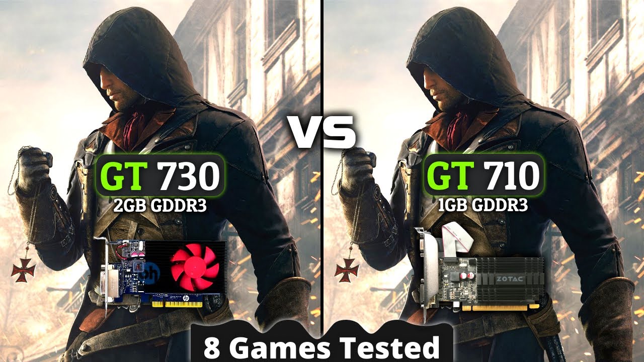 GT 710 Vs GT 730 | 9 Games Tested