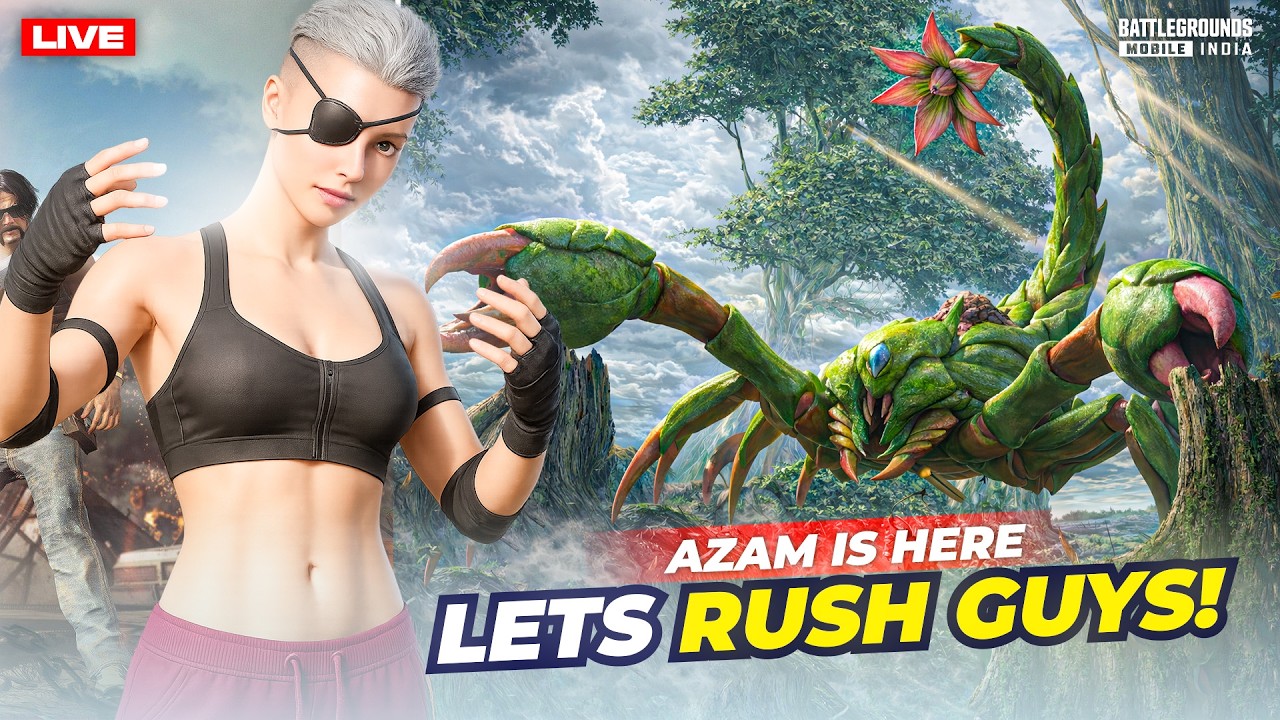 BGMI LIVE | RUSH GAMEPLAY ONLY ❤️ #bgmilive #pubglive #shortsfeed #bgmi #shorts