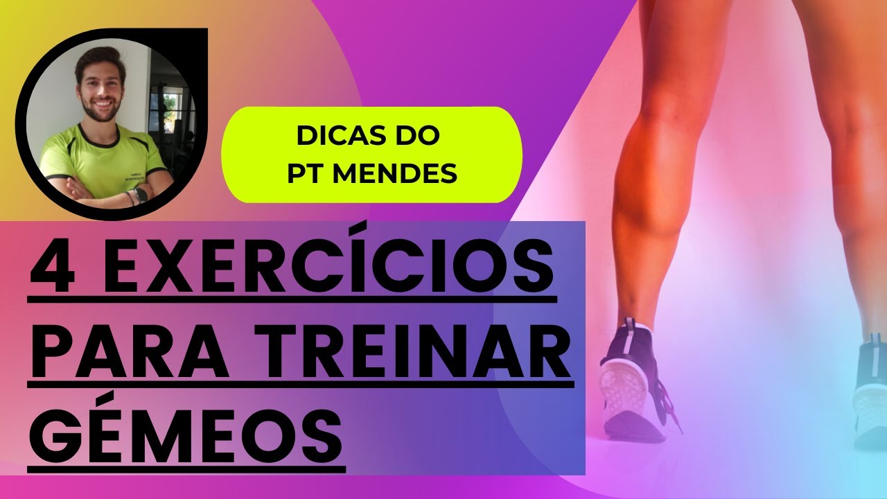 4 exercícios para gémeos #treino #pantorrilha #gemeos #treinodeperna #treinodegemeos