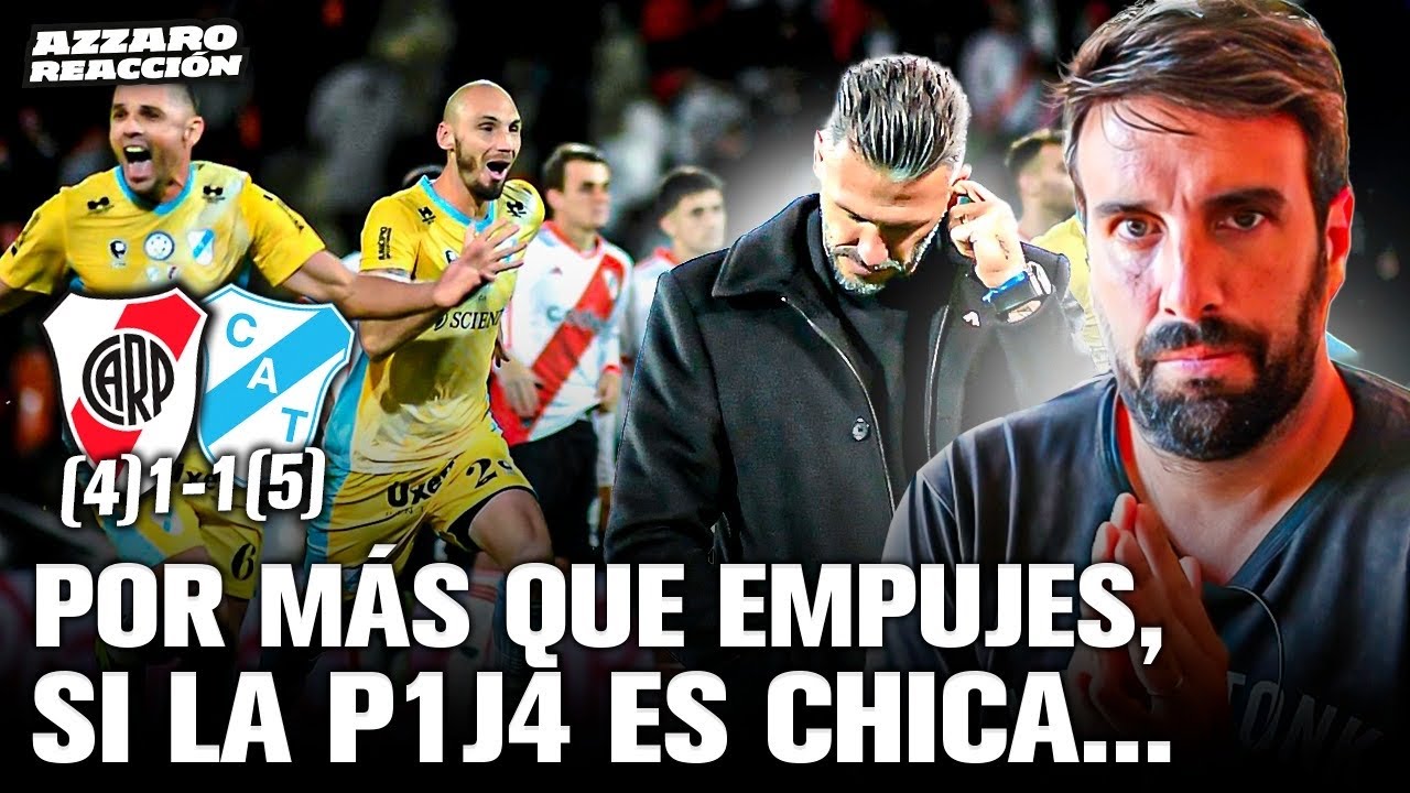 PAPEL&Oacute;N: RIVER ELIMINADO POR TEMPERLEY EN COPA ARGENTINA 1-1 (5-4) // AZZARO REACCI&Oacute;N