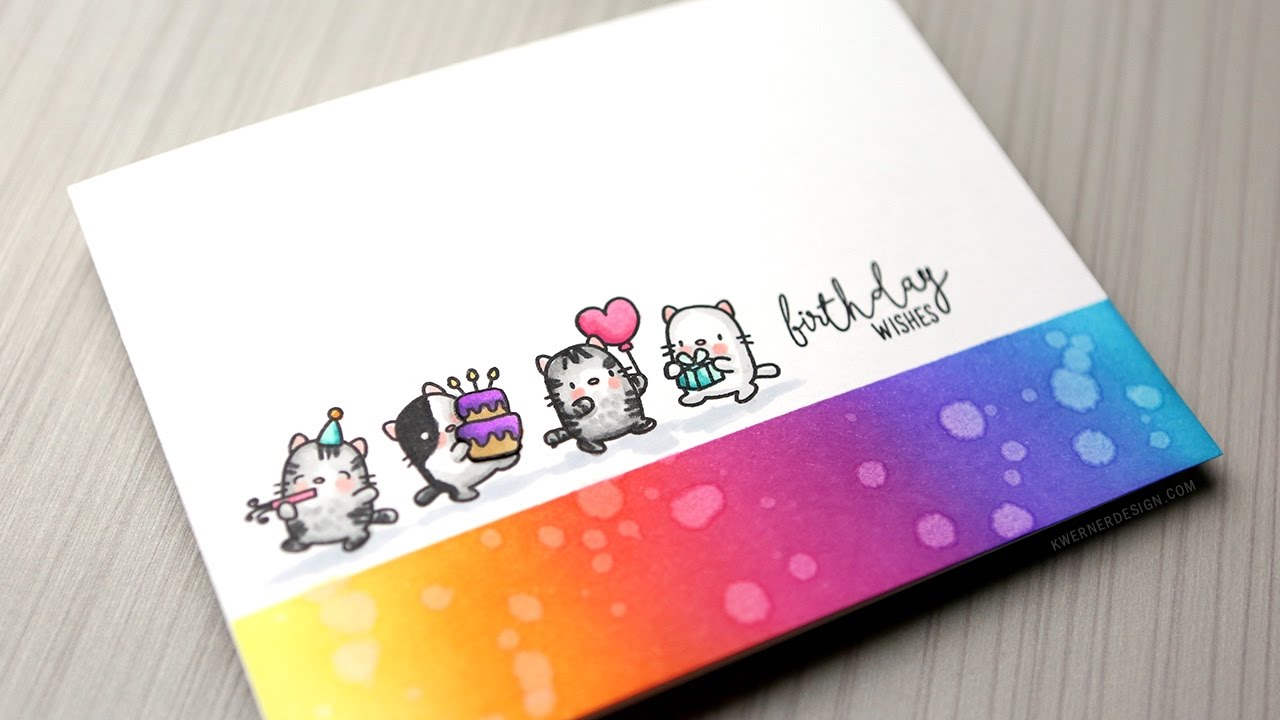 SO MANY CATS! Clean & Simple Birthday Card