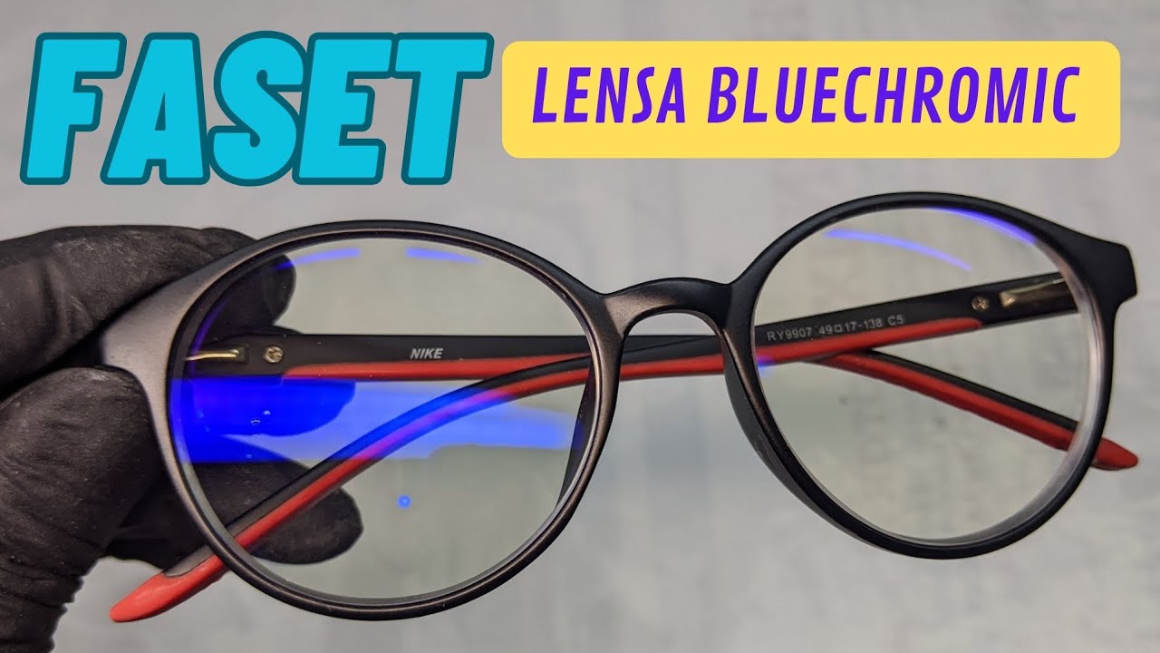 Faset manual kacamata Lensa Bluechromic OneDrive