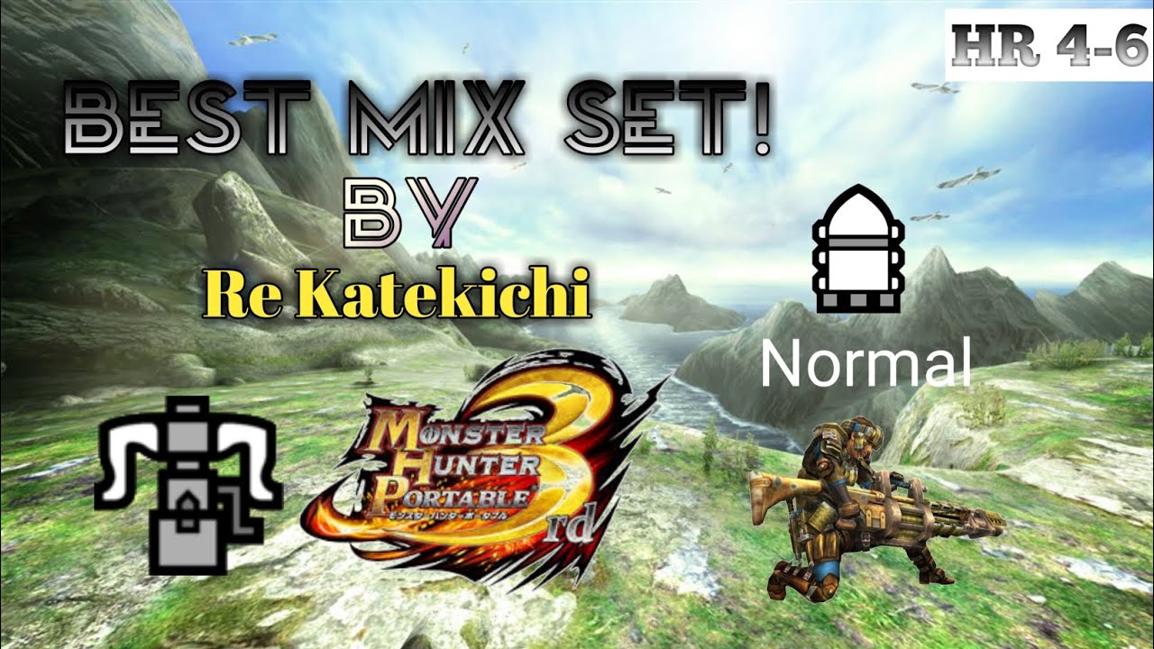 MHP3RD | My Mix Set Armor Heavy Bowgun (Normal) For Highrank (HR 4 - 6)