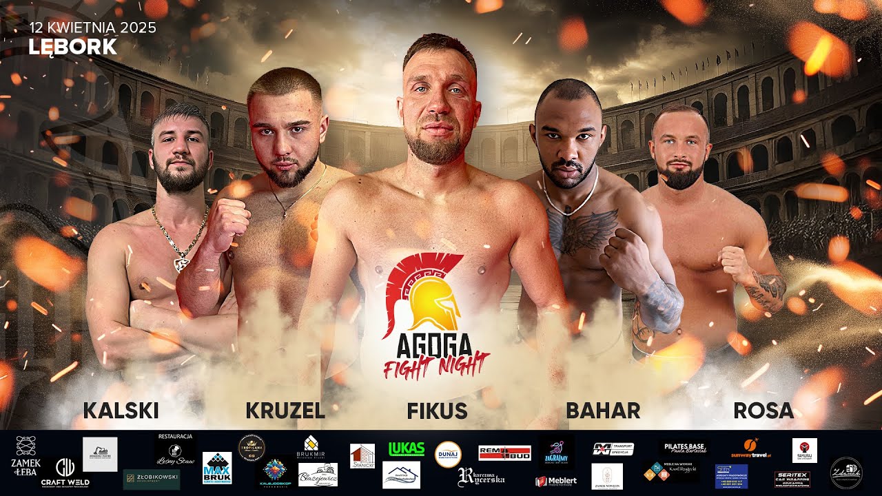 Agoga Fight Night Lębork &ndash; 2025-04-12 - transmisja LIVE 🔴