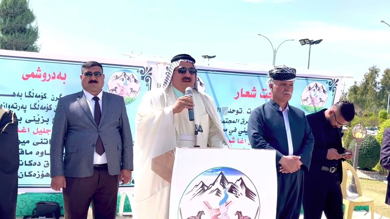 استقبال امير بني حسن العراق ابو قسور في اقليم كردستان العراق