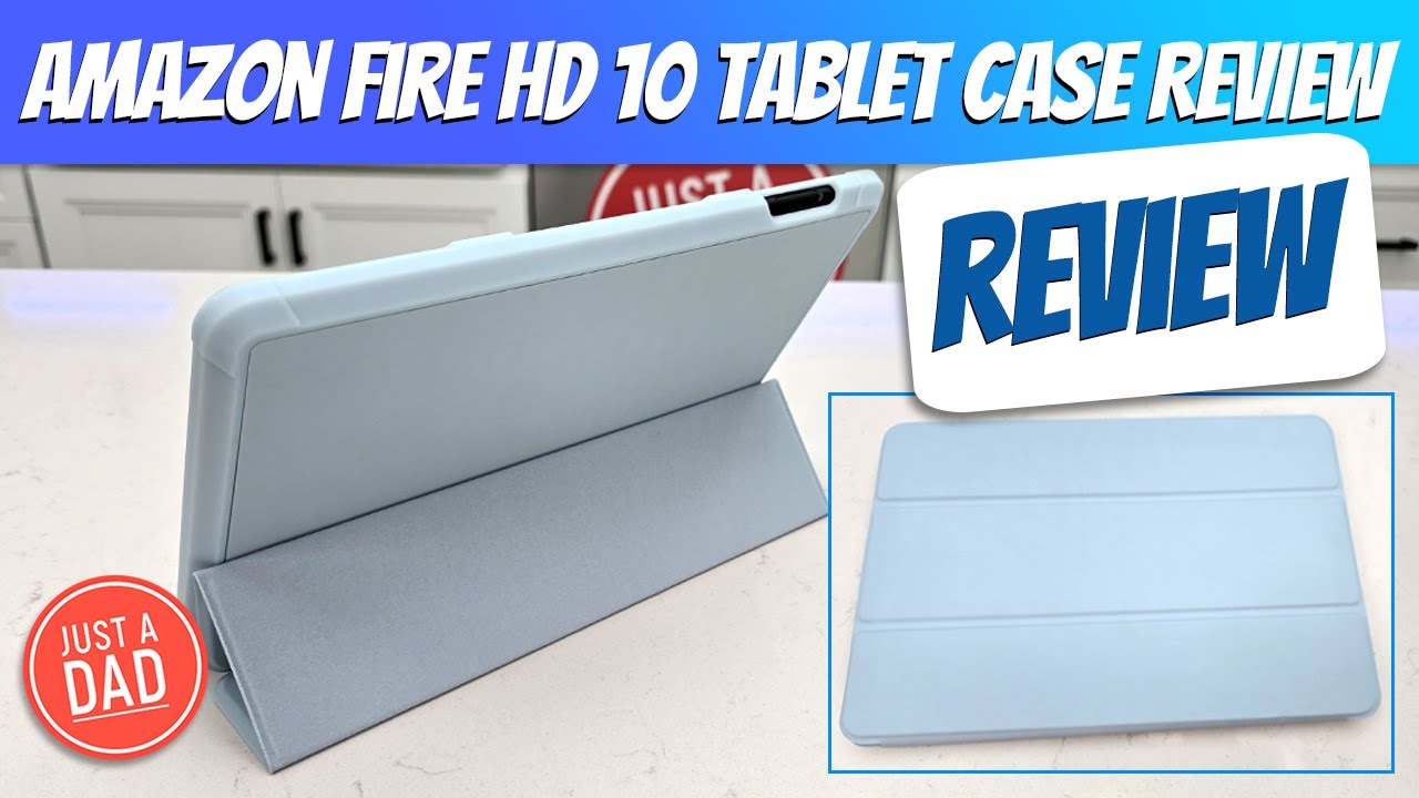 Amazon Fire HD 10 Tablet Dual Angle Lightweight Trifold Stand Case REVIEW