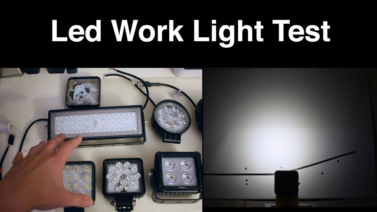 Test and review of various led work light for cars, trucks and work machines.