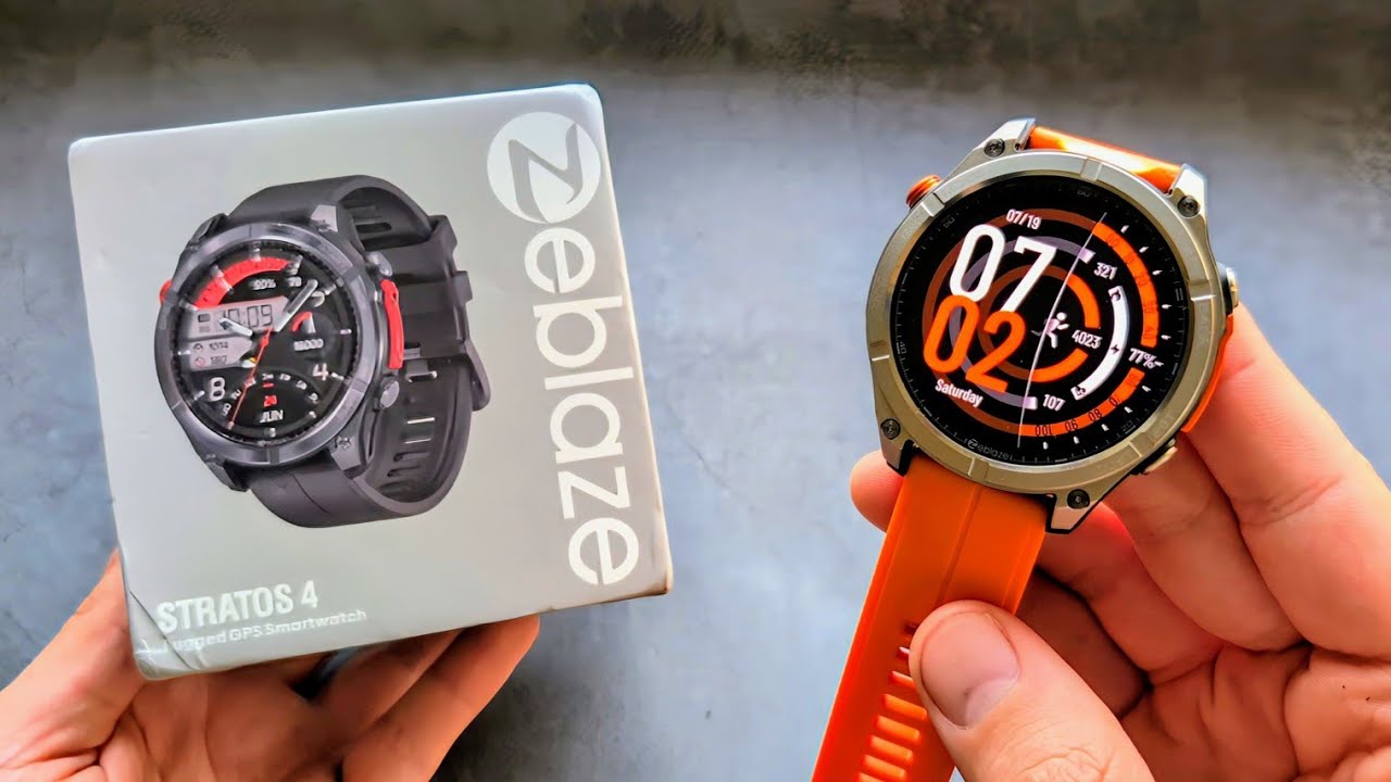 Zeblaze STRATOS 4 - GPS Flashlight Smartwatch - Unboxing & Full REVIEW