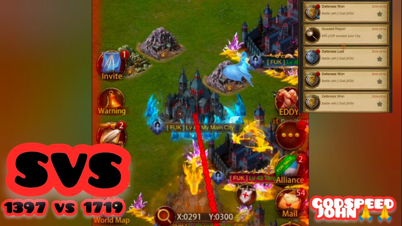 SVS | 1397 vs 1719 ( Chill GamePlay) | Evony The King's Return 