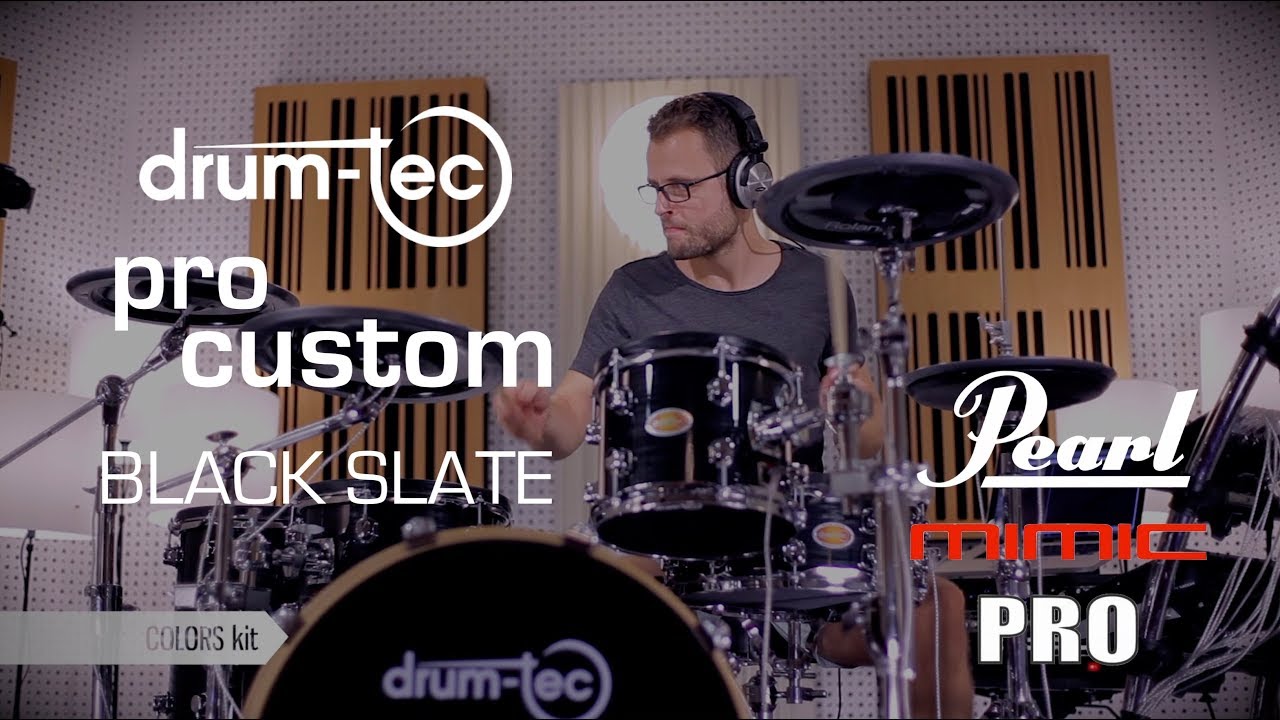 Pearl Mimic Pro with drum-tec pro custom electronic drums