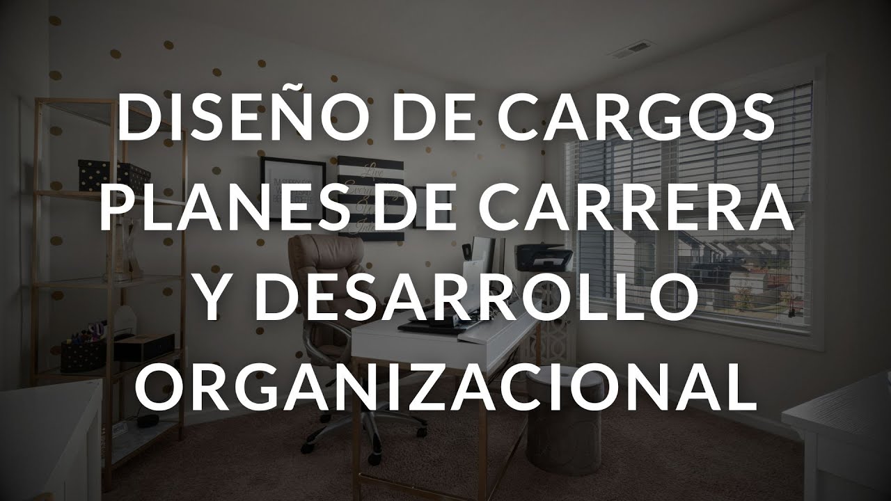 Diseño de Cargos, Planes de Carrera y Desarrollo Organizacional