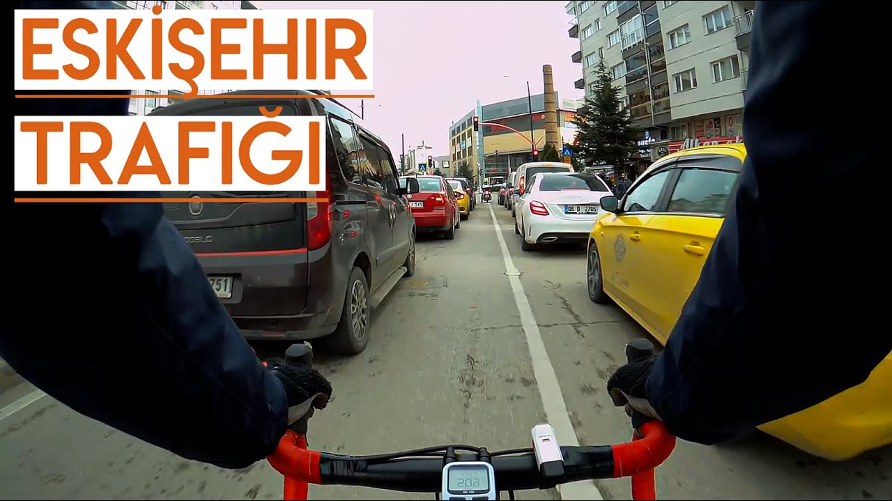 Eskişehir Trafiğinde Yol Bisikleti Sürmek/Esentepe-Sütlüce-Şehir merkezi