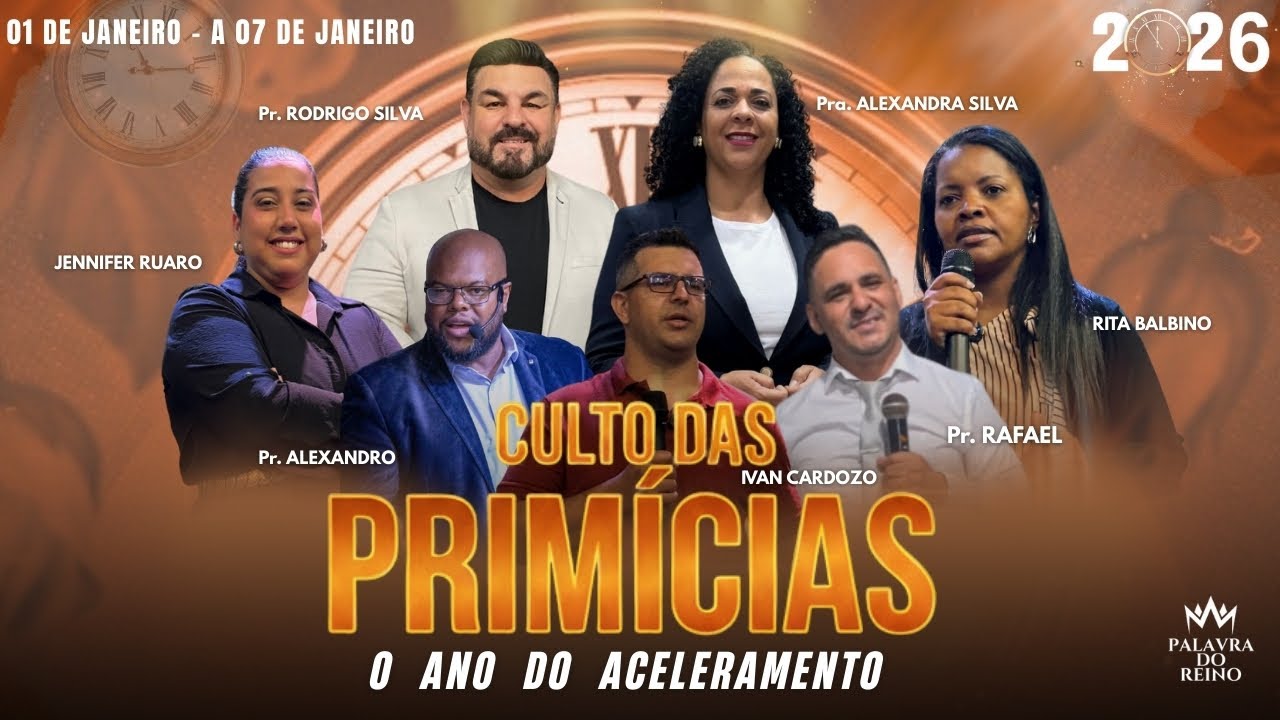 CULTO DAS PRIMÍCIAS | DIA 05 | Pr. RAFAEL | IGREJA PALAVRA DO REINO | AO VIVO