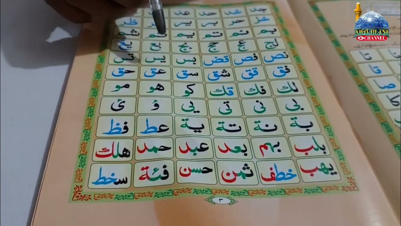 Madani Qaida  _ Chapter 2 _ Alif Laam alif_ Dawat E Ruhani Dhaliya / आओ इल्म सीखे  / Aao Namaz Sikhe