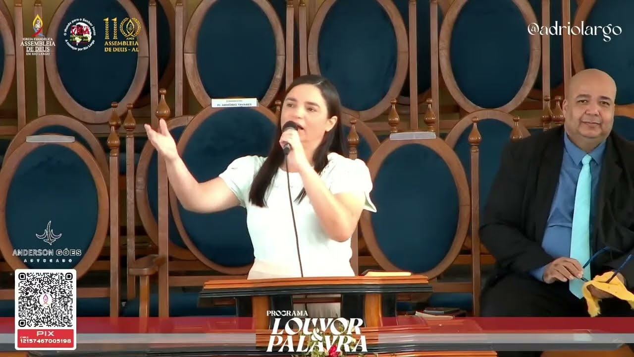 Eliã Santos | Tu és fiel, Senhor | Programa Louvor & Palavra #ADRIOLARGO