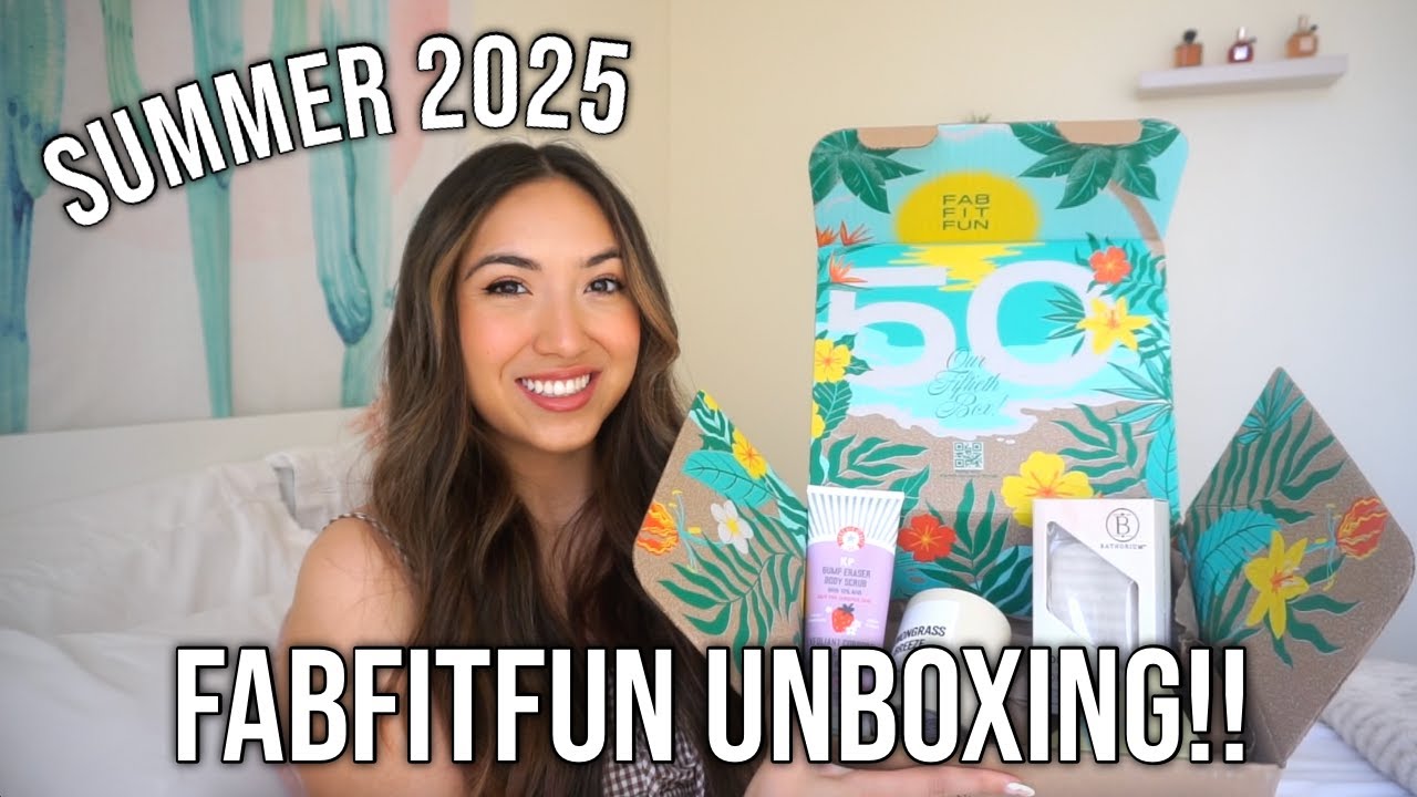 FABFITFUN ЛЕТО 2025 РАСПАКОВКА!!