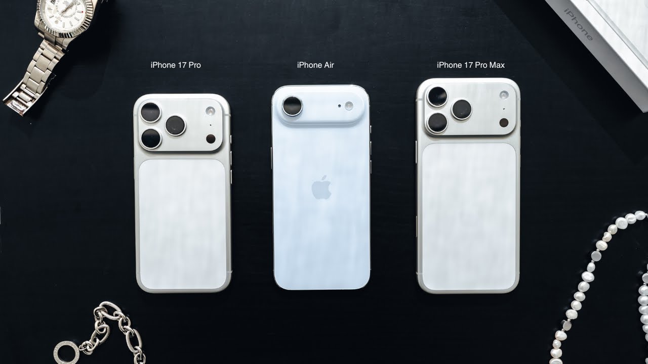 Распаковка iPhone 17 Pro и iPhone Air — достаточно ли Air?