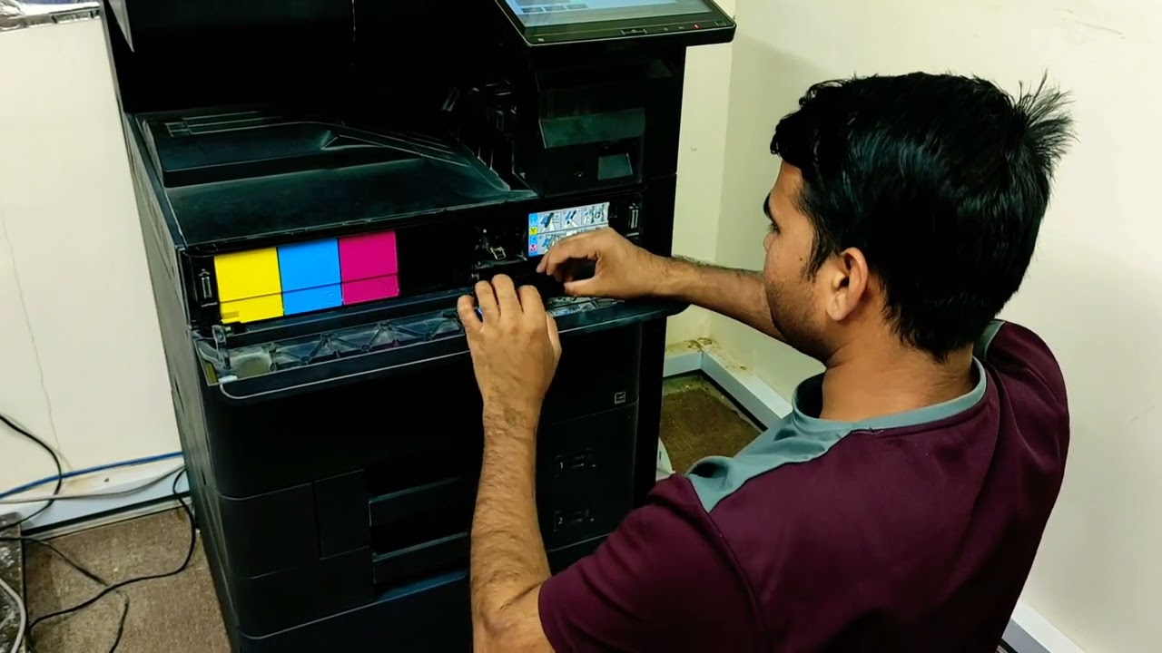 How To Change Kyocera Toner ||5052ci/5053ci/6052ci/6053ci|| Full Procedure||Hindi & English 🖨️