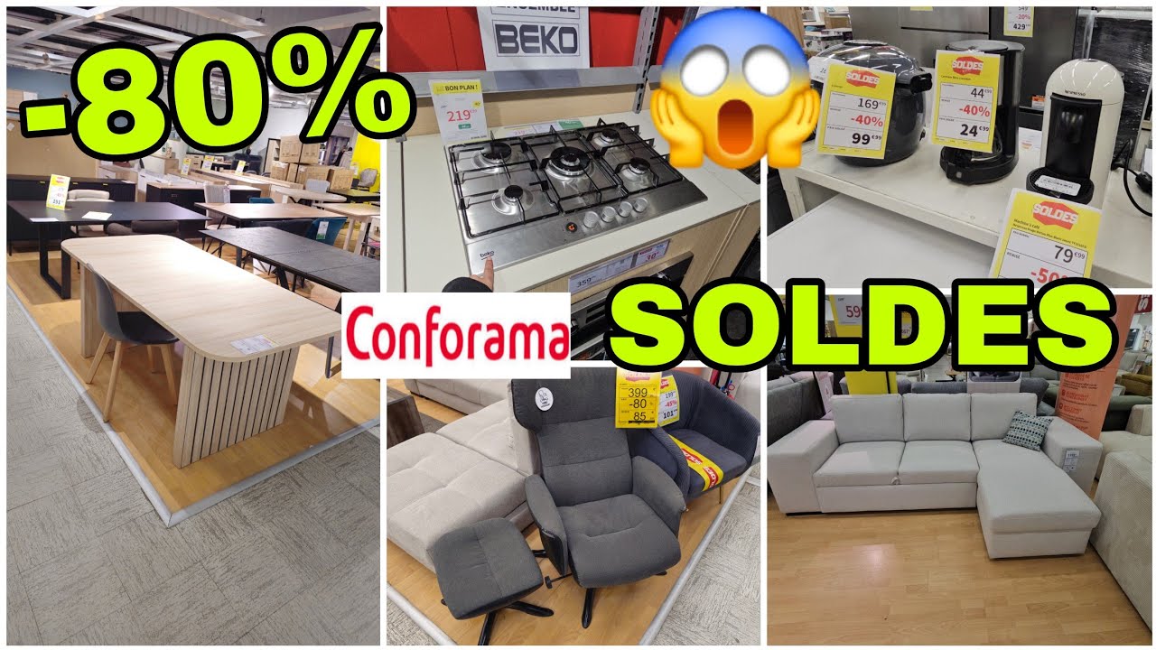 😱CONFORAMA -80% SOLDES  9.01.26 #soldes2026 #soldes #bonplan #promo #conforama #soldes2025 #soldes 