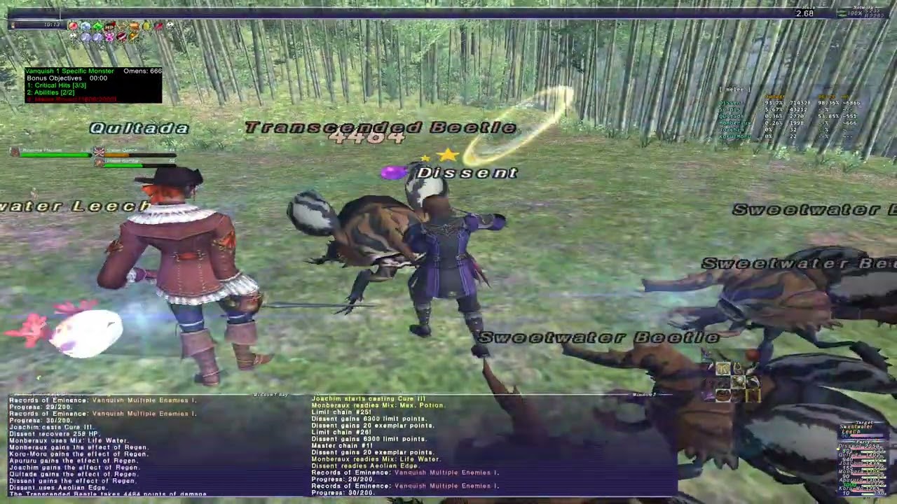 FFXI Omen DNC Solo - Glassy Craver + Gin  (attempt)