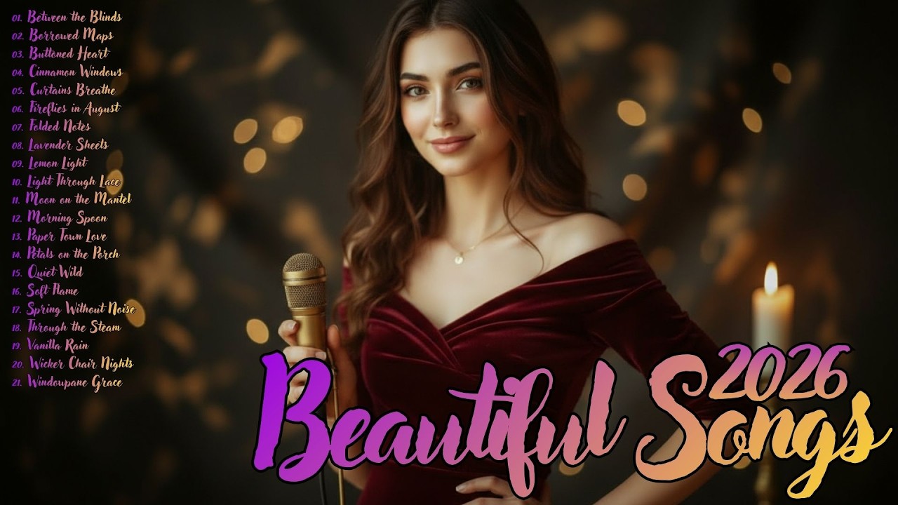 Romantic Playlist 2026 🎶 Beautiful & Calm Songs – Easy Listening Music