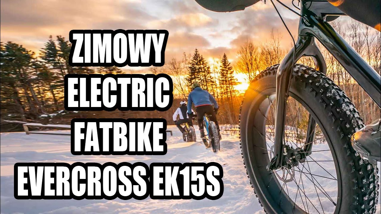 Zimowy rower-fatbike- Evercross EK15S