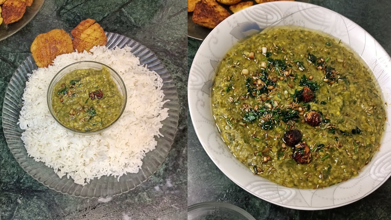 My Favorite Dinner-Moong Dal with Palak-Traditional Sindhi Style Dal Palak-Recipe by Pirahs Kitchen