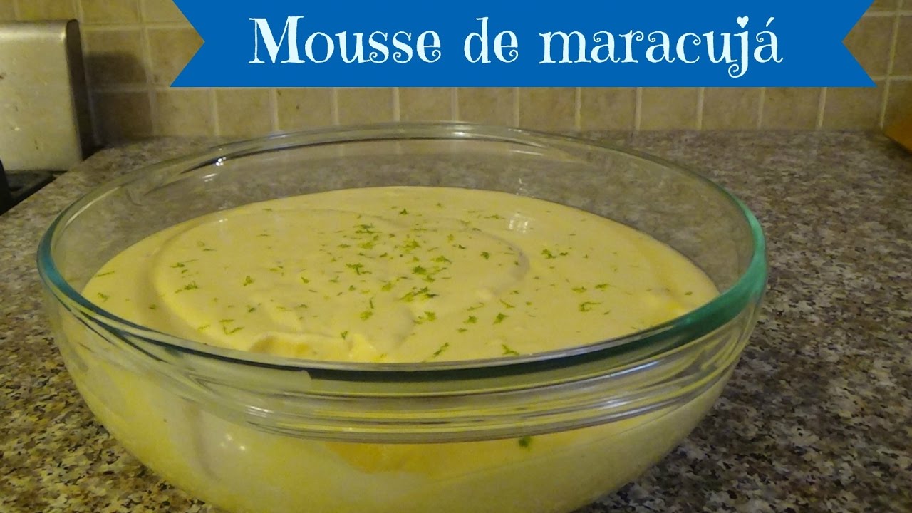 Мусс из бразильской маракуйи - Mousse de Maracuj&aacute;