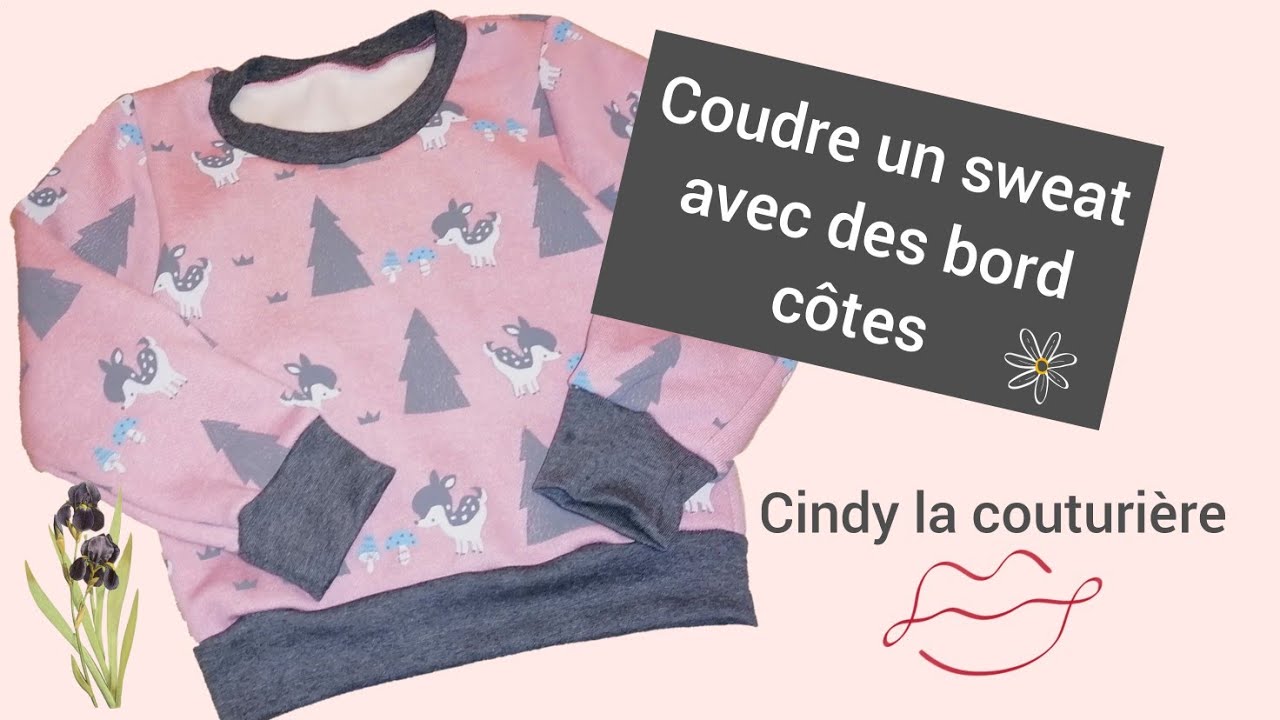 Tuto couture facile ~ Coudre un sweat toute taille ~ Cindy la couturière