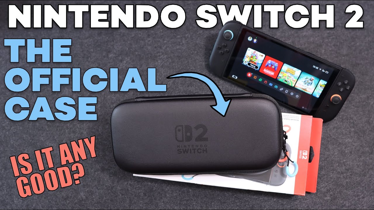 Nintendo Switch 2 OFFICIAL case. My thoughts. Basic?