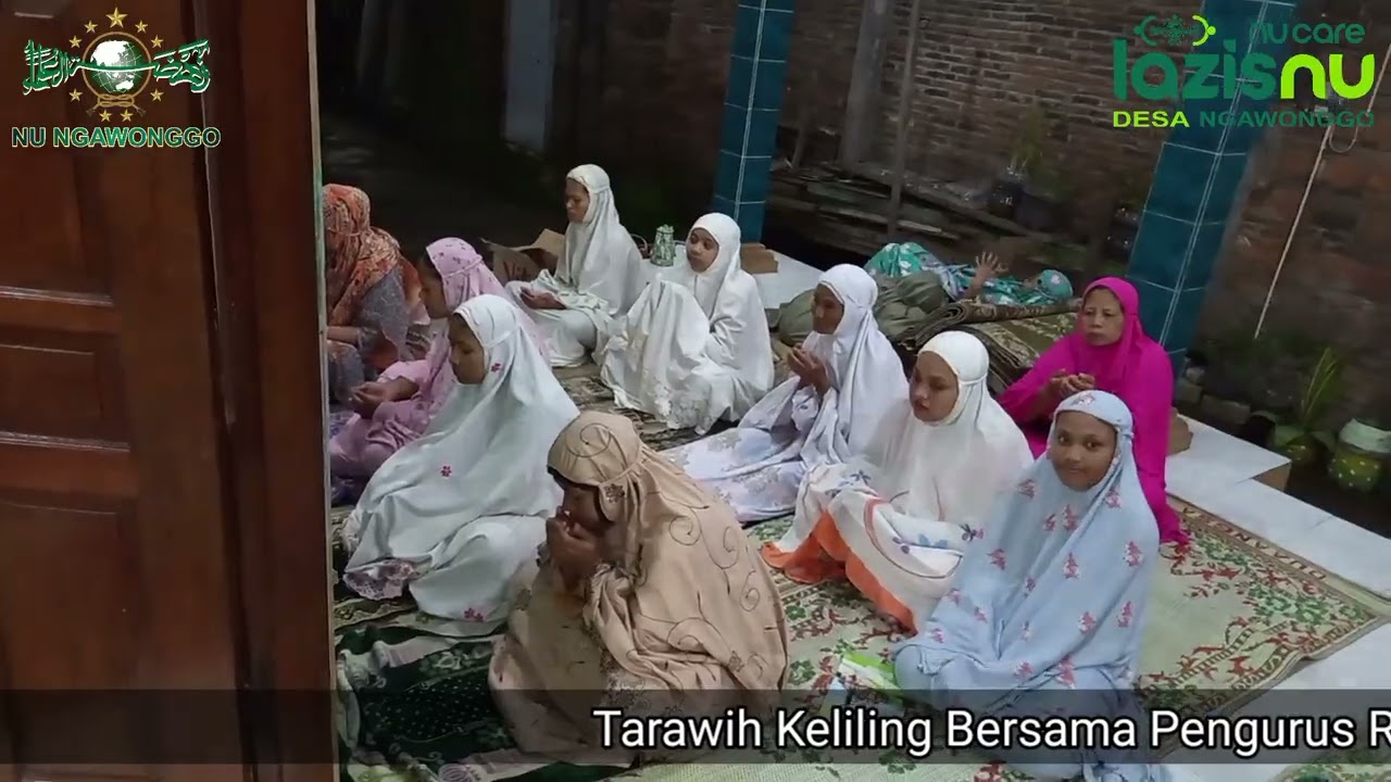 Tarawih Keliling Bersama Pengurus Ranting Nu Desa Ngawonggo Di Candi Ngawonggo Ceper Klaten