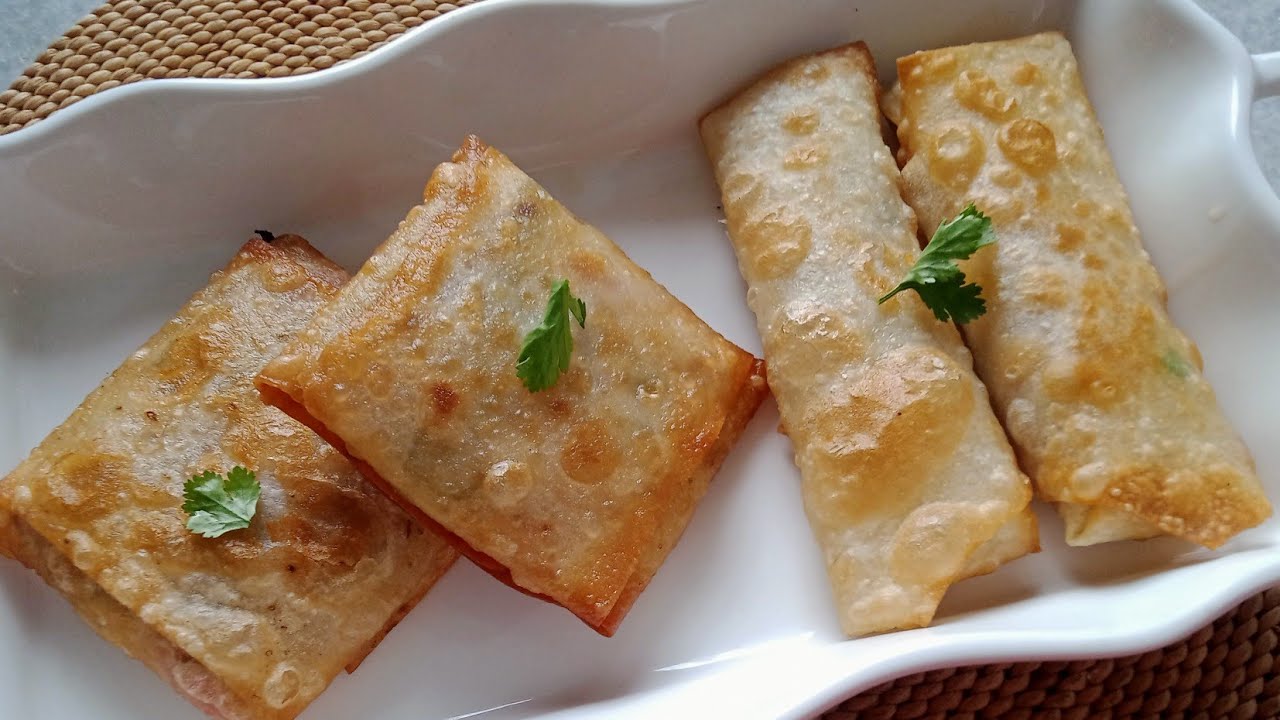 Spring Rolls & Pocket Samosa Recipe By Qazi Food Secrets|Ramzan Special Recipes|Easy Snacks Recipes