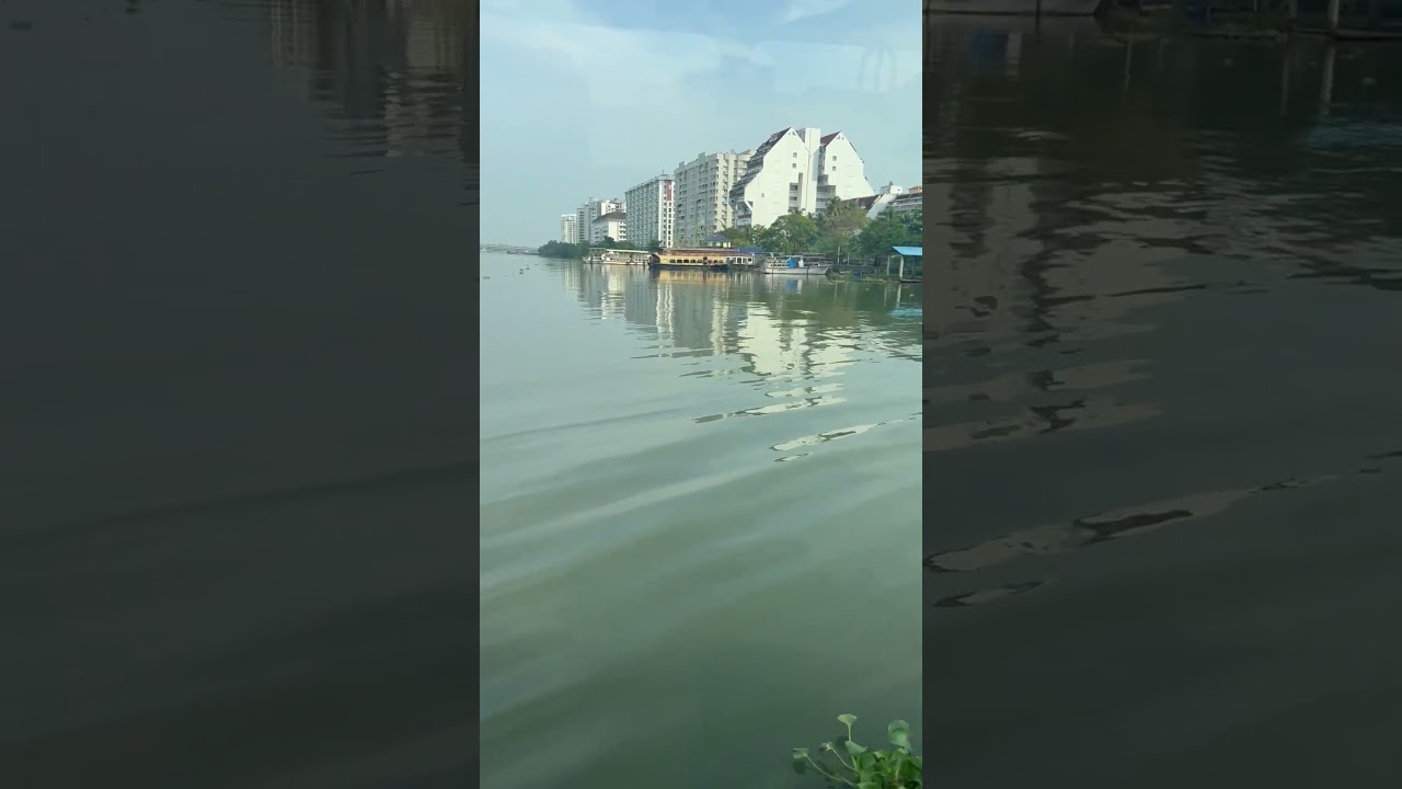 Cochin water metro ride #kerala#ride#lake#metro#watermetro
