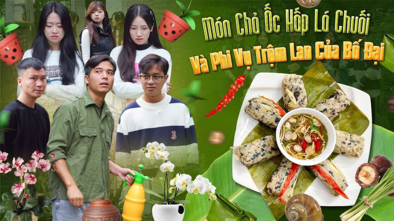 MÓN CHẢ ỐC ẤP LÁ CHUỐI VÀ PHI VỤ TRỘM LAN CỦA BỐ ĐẠI | Hai Anh Em Phần 673 | Phim Hài Hước Gãy Media