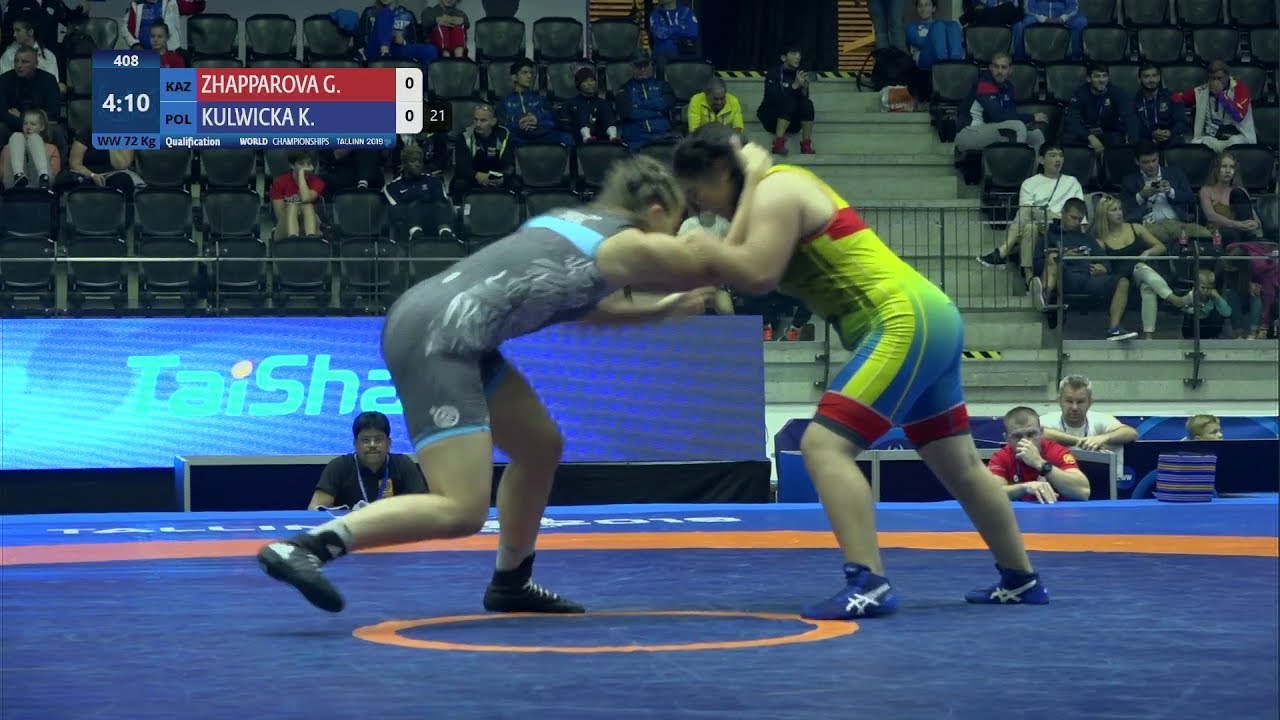 Qual. WW - 72 kg: G. ZHAPPAROVA (KAZ) v. K. KULWICKA (POL)