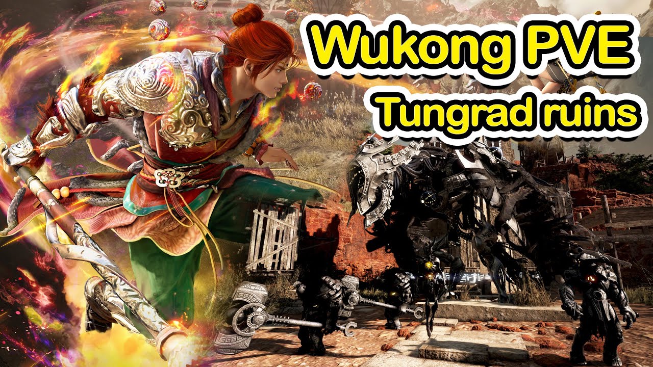 Wukong PVE Tungrad ruins - Chill grinding - Black desert online