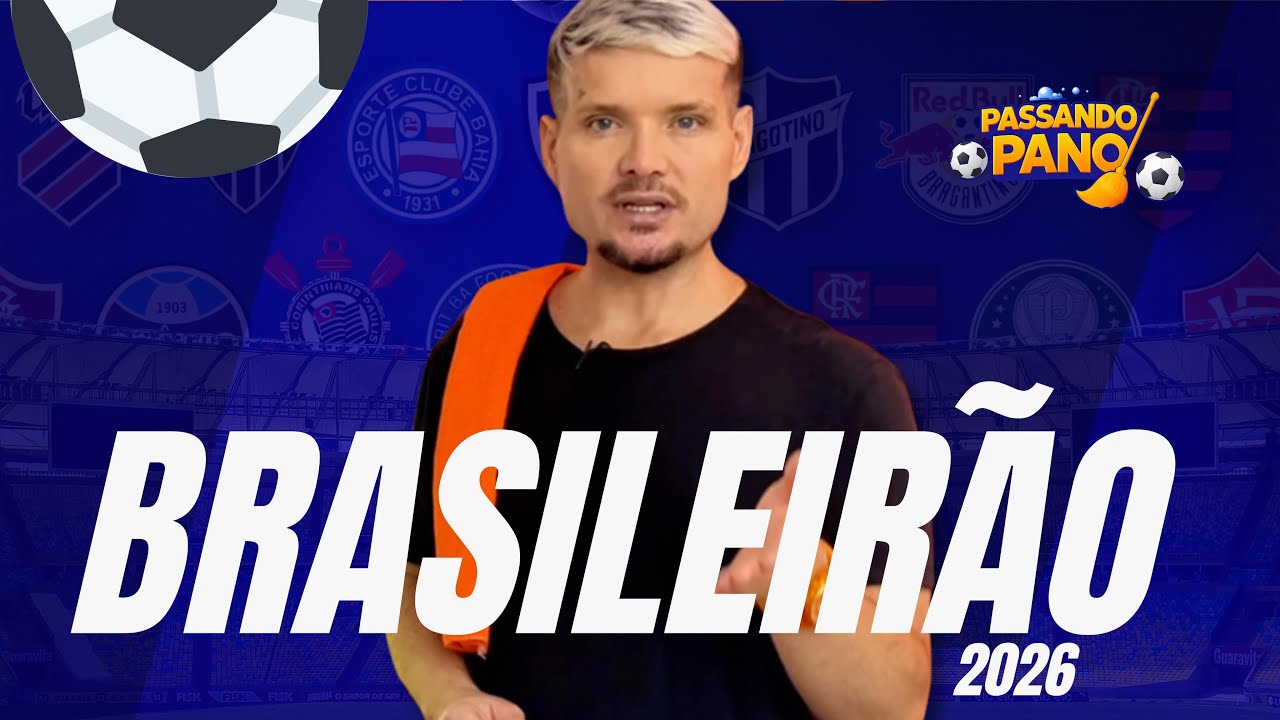 TABELA BRASILEIRÃO | 14/02/2026 - PASSANDO O PANO AO VIVO ⚽🧽