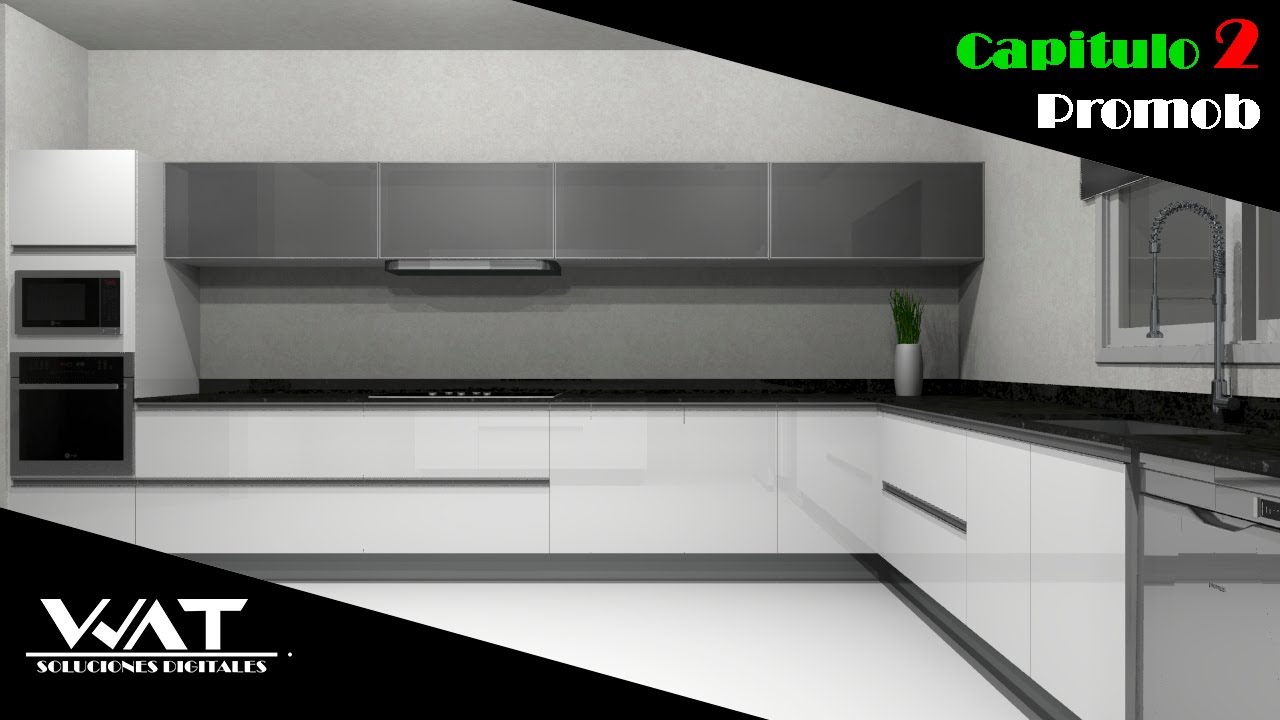 PROMOB Cocinas 3D - Espacio de trabajo - Capitulo  2