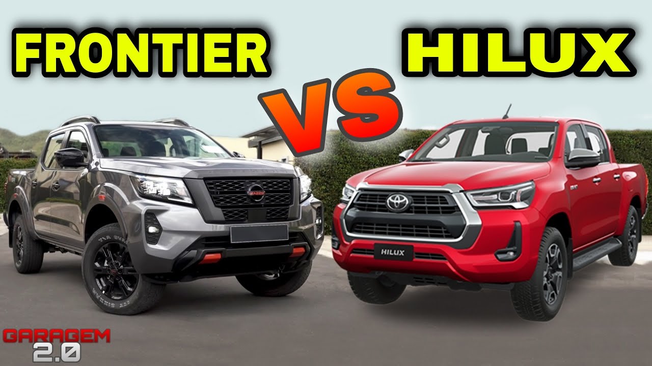 NOVA NISSAN FRONTIER 2023 VS TOYOTA HILUX: Qual a Melhor Japonesa?