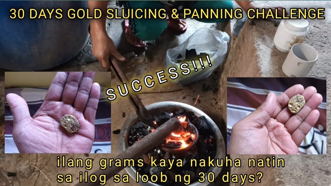 Done Process Sa Wakas Naluto Narin Ang Mga Gold Rush Na Nakuha Natin Sa ilog.