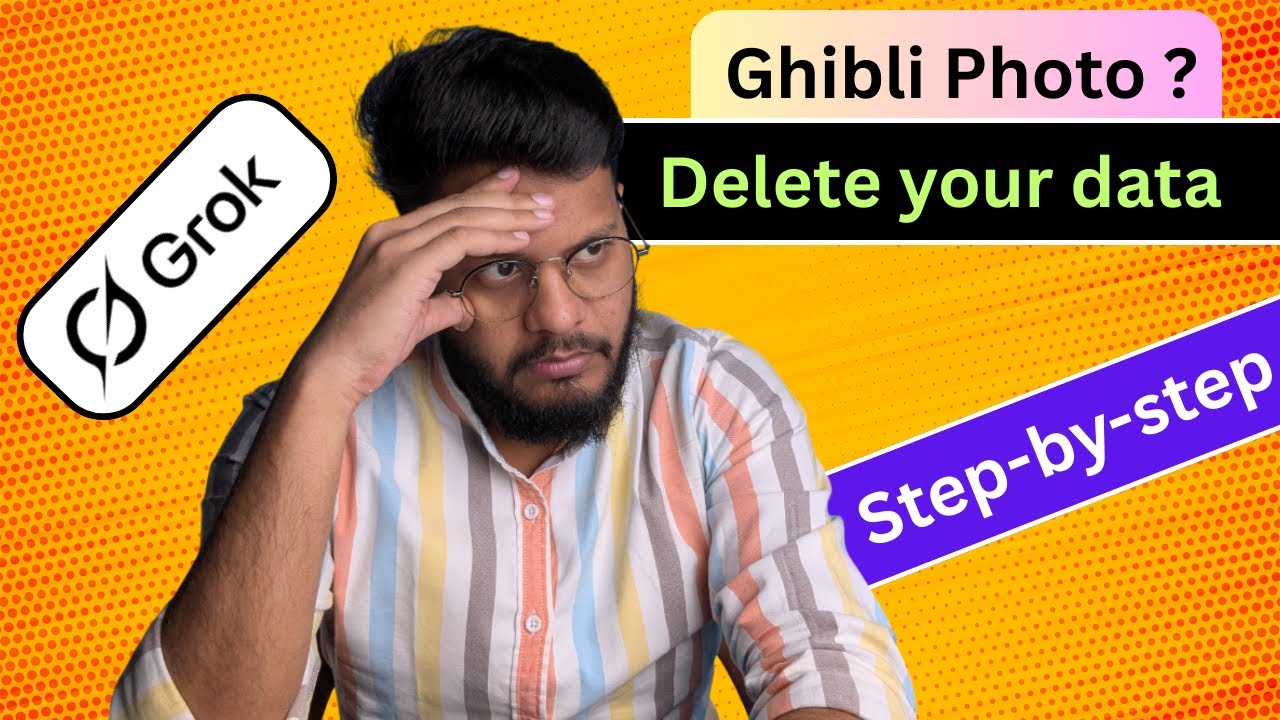 How to delete data from Grok AI | Grok AI se photo delete kaise kare | How to delete Grok history