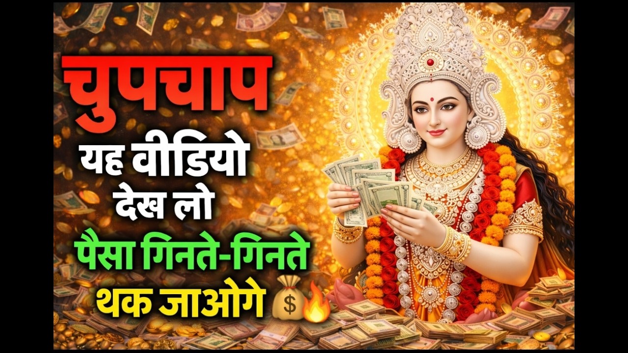 चुपचाप यह वीडियो देख लो पैसा गिनते- गिनते थक जाओगे..🌺maa Laxmi ka sandesh 🌺