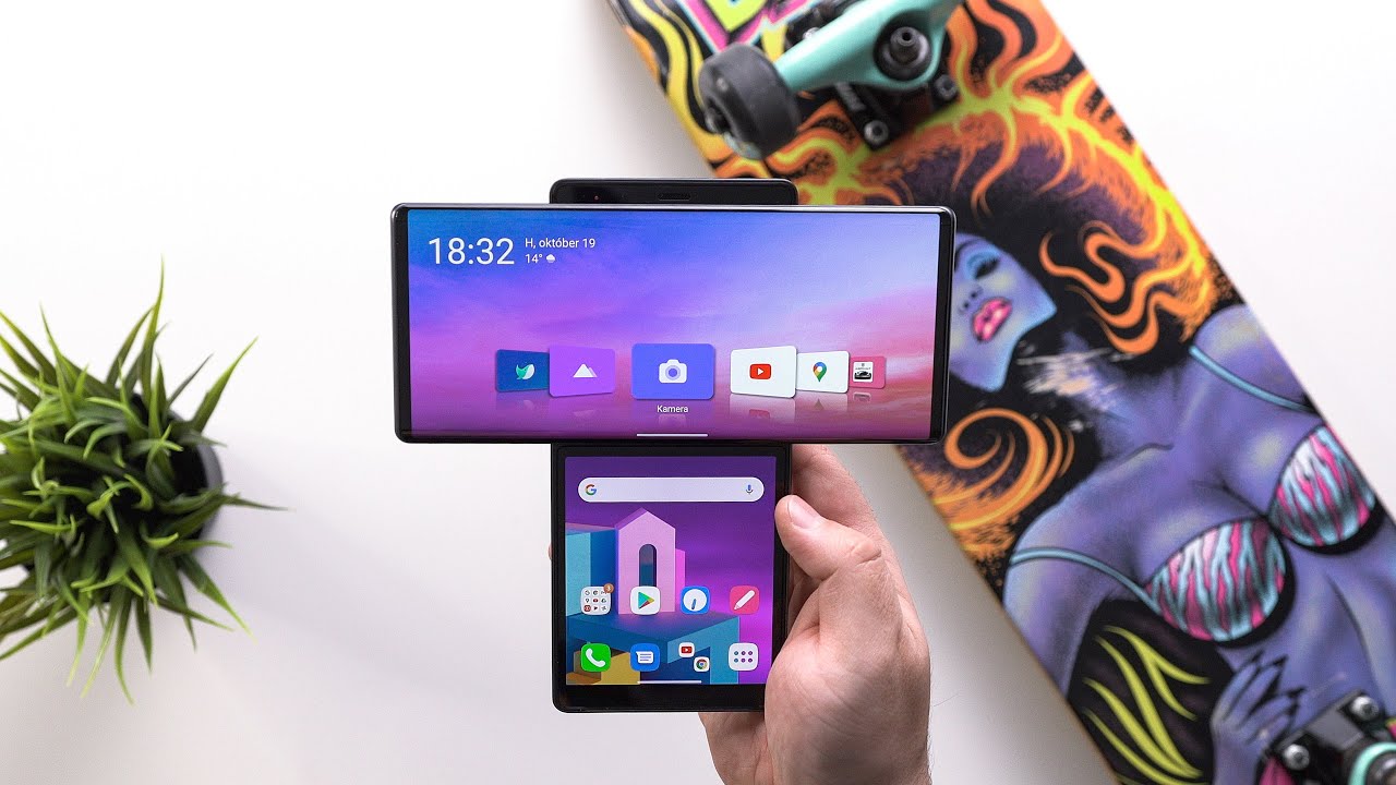 A telefon, aminek SZÁRNYA van! | LG Wing teszt