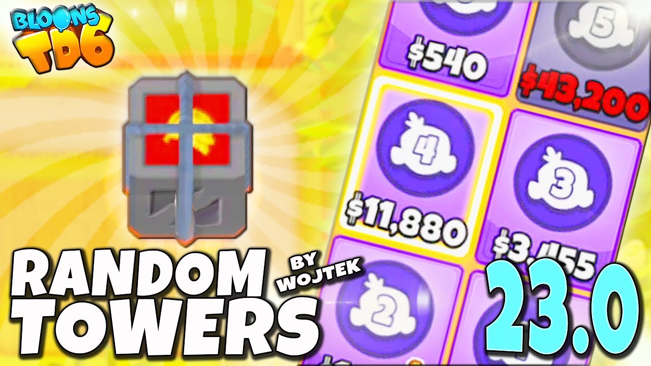 🎲 USTAWIONO MI MAŁPKI 🎲 Random Towers | Bloons TD6 PL | MODS
