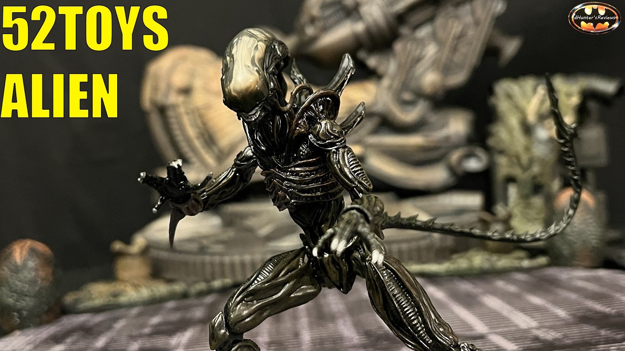 52Toys FigLite Alien Xenomorph 1:12 Aliens Big Chap Action Figure Review & Comparison