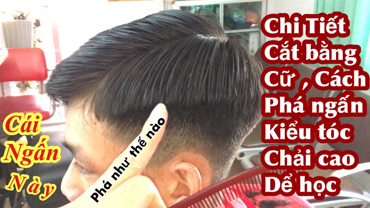 Cắt Bằng Cữ, Phá Ngấn, Chia Sẻ Cách Cắt Tóc Chải Cao NTN,Đơn Giản | Men’s Haircut, Classic Simple