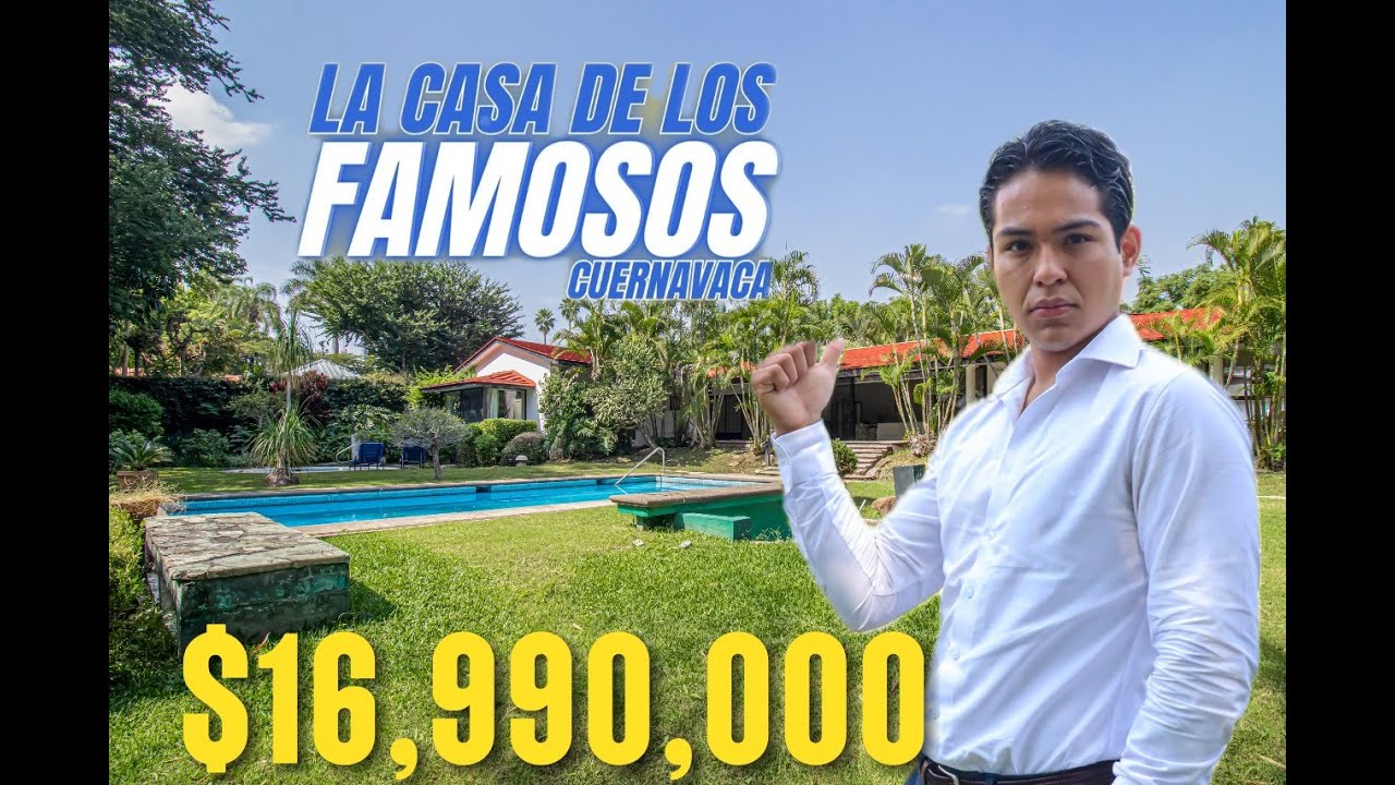 🌟 LA CASA LOS FAMOSOS 🌟📍 Palmira Cuernavaca, Morelos. #bienesraices #casaenventa