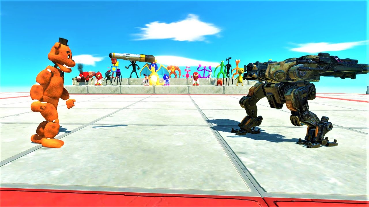 1 vs 1 B.O.S.S vs creepy monsters animal revolt battle simulator