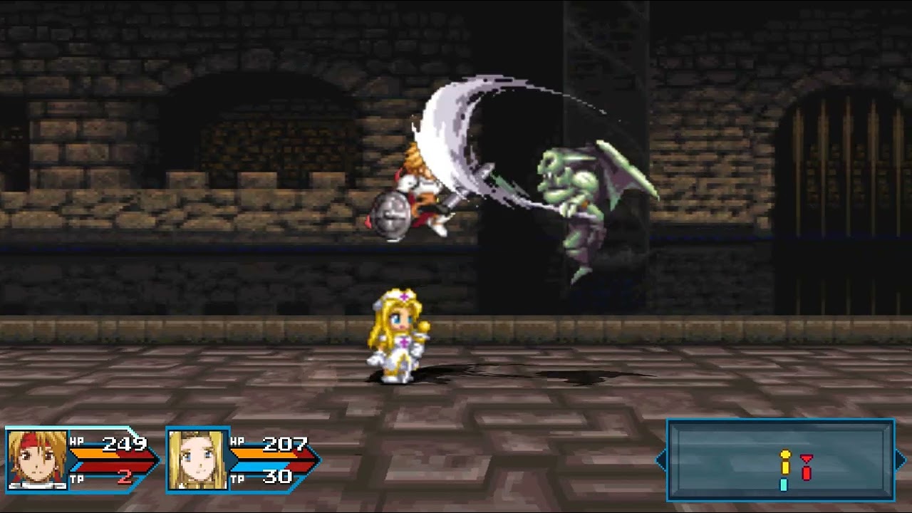 English Lets play Tales of Phantasia X  P2 (PSP): escaping the castle and meeting the big bad!