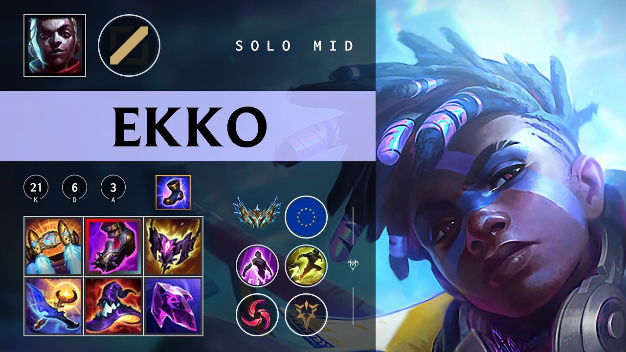 Ekko Mid vs Taliyah - EUW Challenger Patch 26.04